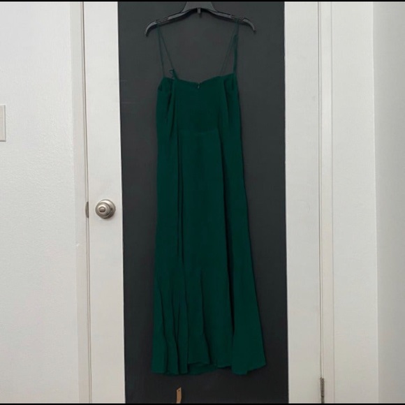 NWT Reformation Juliette Dress in Emerald (SIZE 8) - Picture 5 of 11